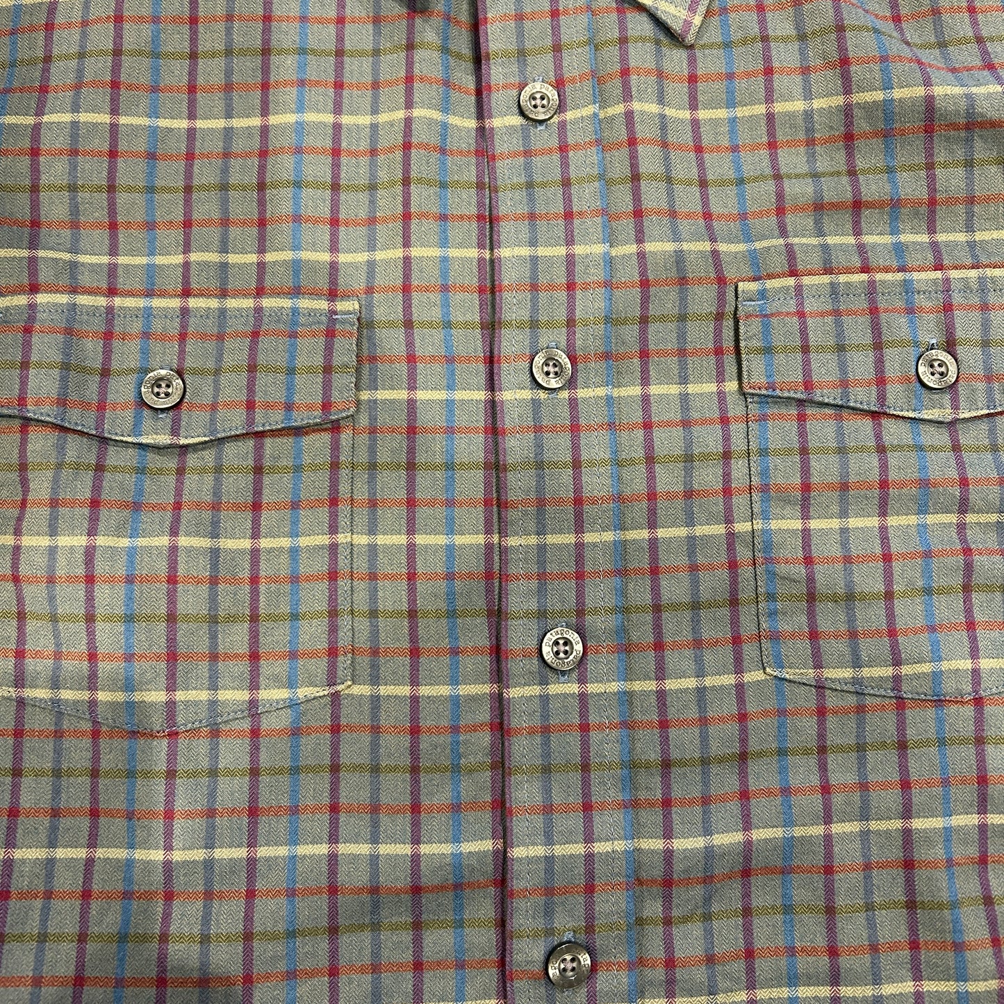 00's Patagonia パタゴニア "Backshot Shirt" ライトネルシャツ (L)/A8516SH-SO