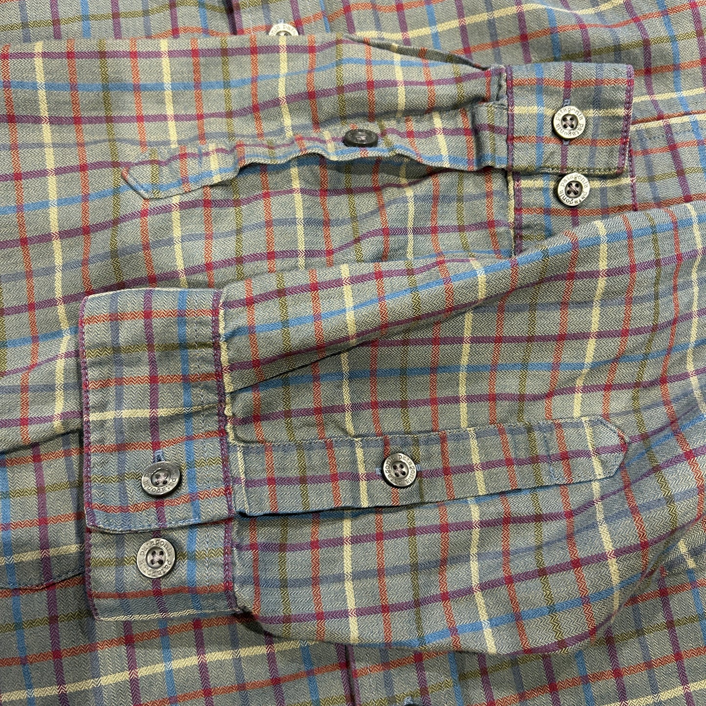 00's Patagonia パタゴニア "Backshot Shirt" ライトネルシャツ (L)/A8516SH-SO