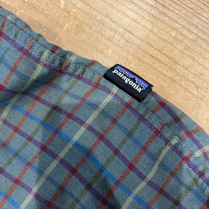 00's Patagonia パタゴニア "Backshot Shirt" ライトネルシャツ (L)/A8516SH-SO