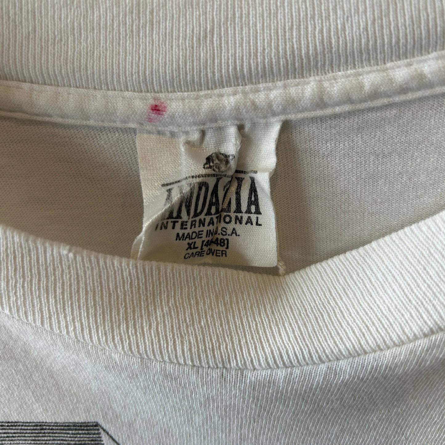 90's M.C.Escher エッシャー アートマルチプリントTシャツ ホワイト ANDAZIA(XL)/C1066T-SO