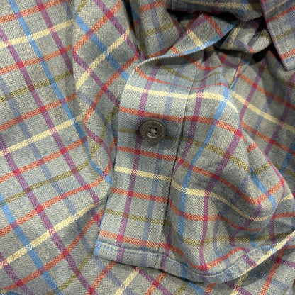 00's Patagonia パタゴニア "Backshot Shirt" ライトネルシャツ (L)/A8516SH-SO