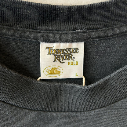 90's ULTRAMAN ウルトラマン キャラクターTシャツ 特撮 円谷プロ 黒Tennessee River(L)/C1114T-SO