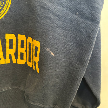 90~00's Champion 米軍 U.S.NAVY 海軍 ”PEARL HARBOR" スウェットシャツ 紺 (M)/B5913S-SO