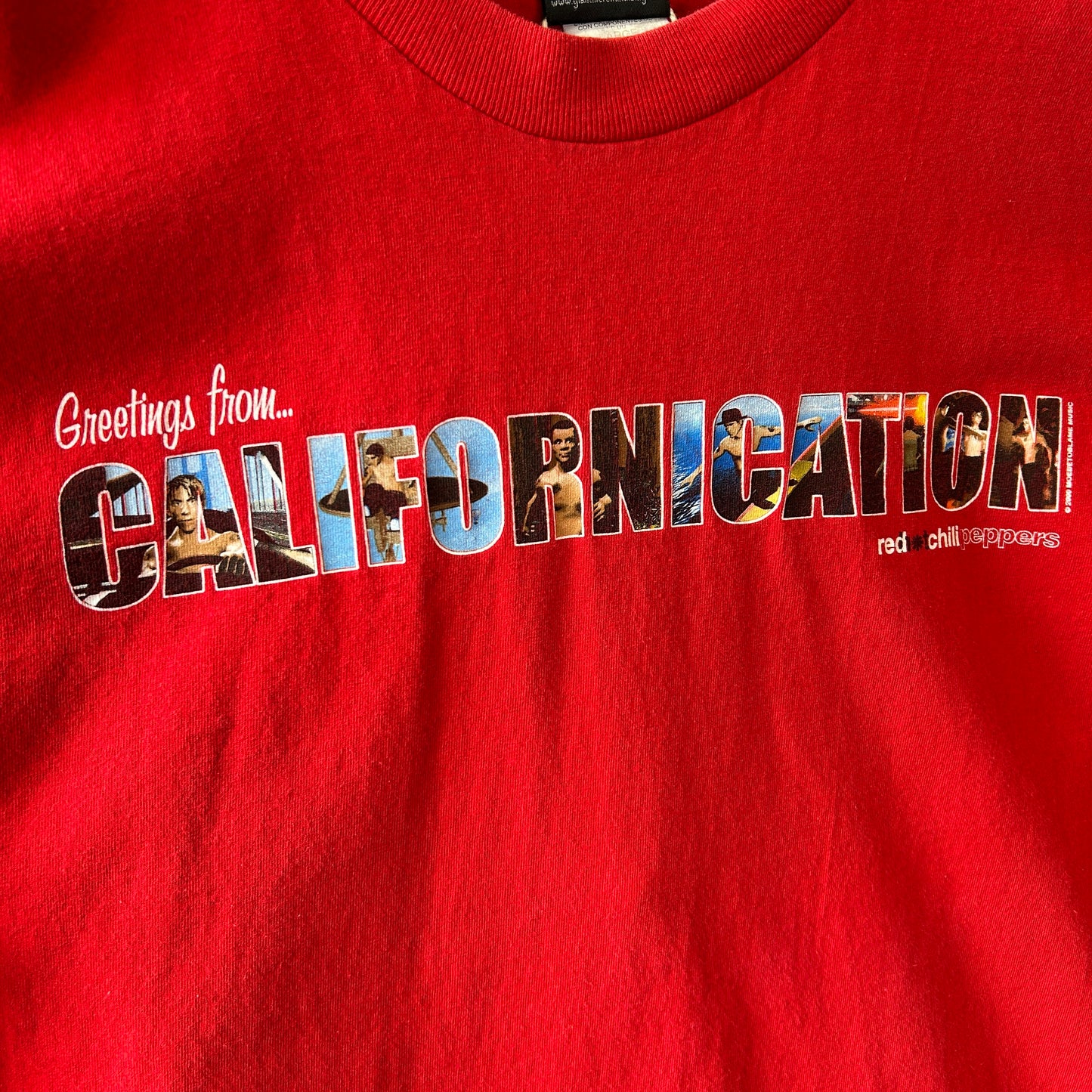 00's Red Hot Chili Peppers レッチリ Californication MV Tシャツ レッド giant(L)/C1088T-SO