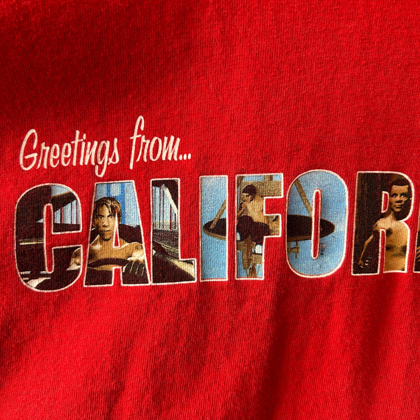 00's Red Hot Chili Peppers レッチリ Californication MV Tシャツ レッド giant(L)/C1088T-SO