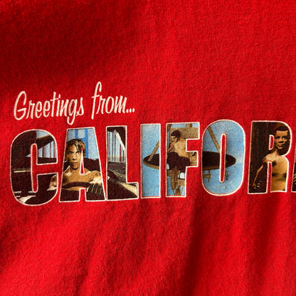 00's Red Hot Chili Peppers レッチリ Californication MV Tシャツ レッド giant(L)/C1088T-SO