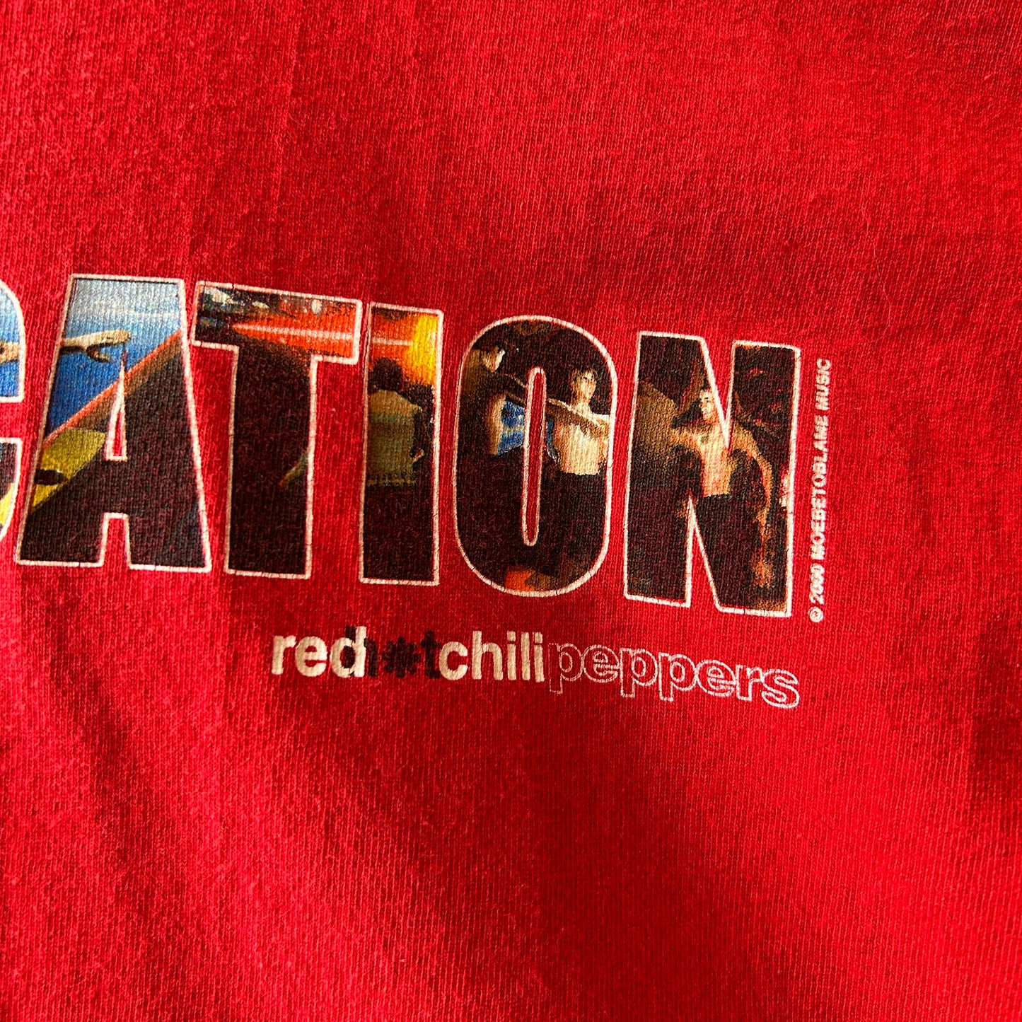 00's Red Hot Chili Peppers レッチリ Californication MV Tシャツ レッド giant(L)/C1088T-SO
