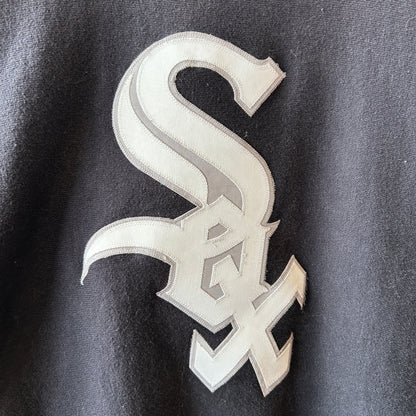 90's Champion Reverse Weave リバースウィーブ スナップスウェット White Sox ブラック(L)/C1092R-SO