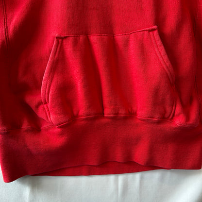 70's Champion Reverse Weave リバースウィーブ 単色タグ ３段プリント スウェットフーディー パーカー (L)/C1091R-SO