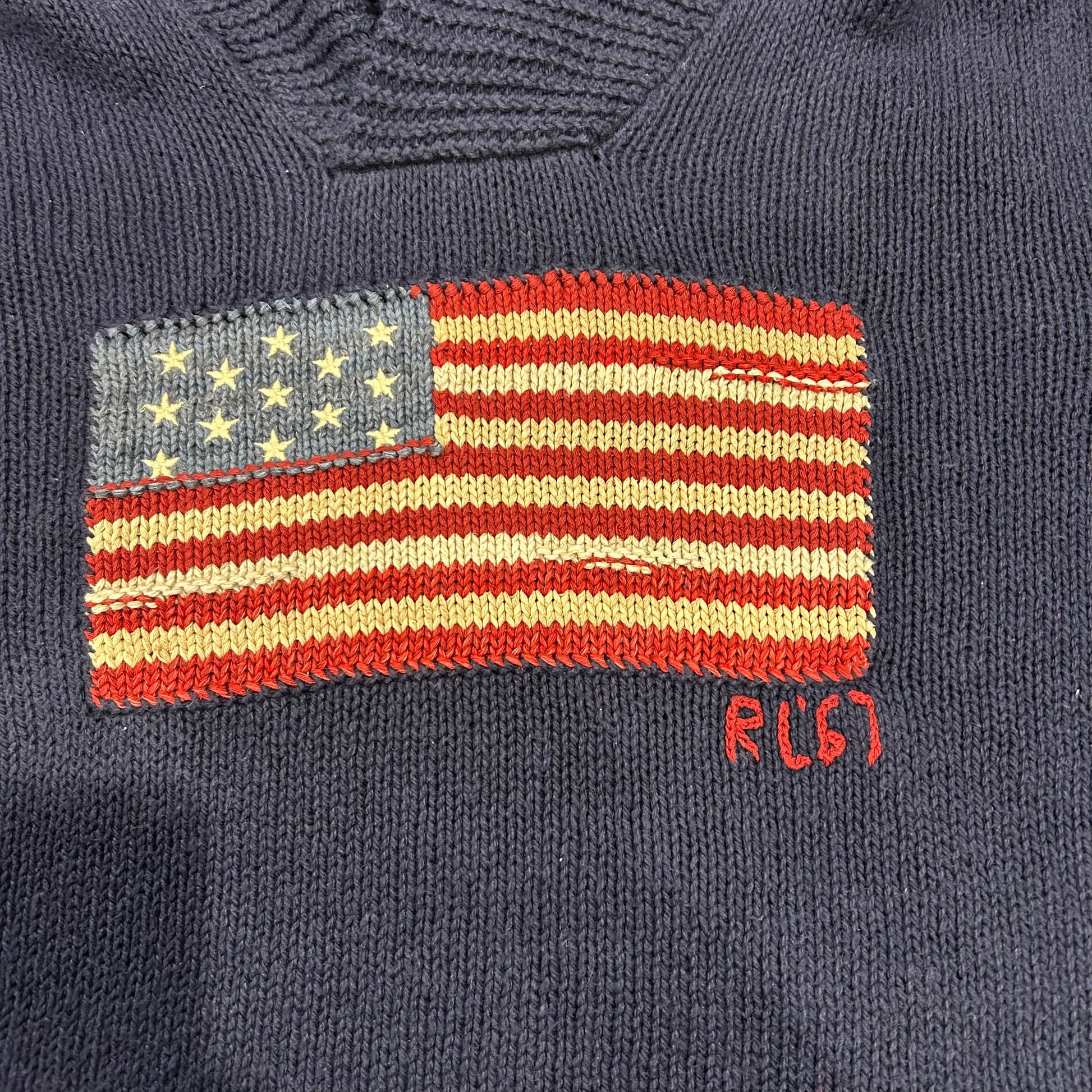 00's Polo Ralph Lauren ラルフローレン シルク混 星条旗ショール 00's Polo Ralph Lauren ラルフローレン シルク混 星条旗ショール