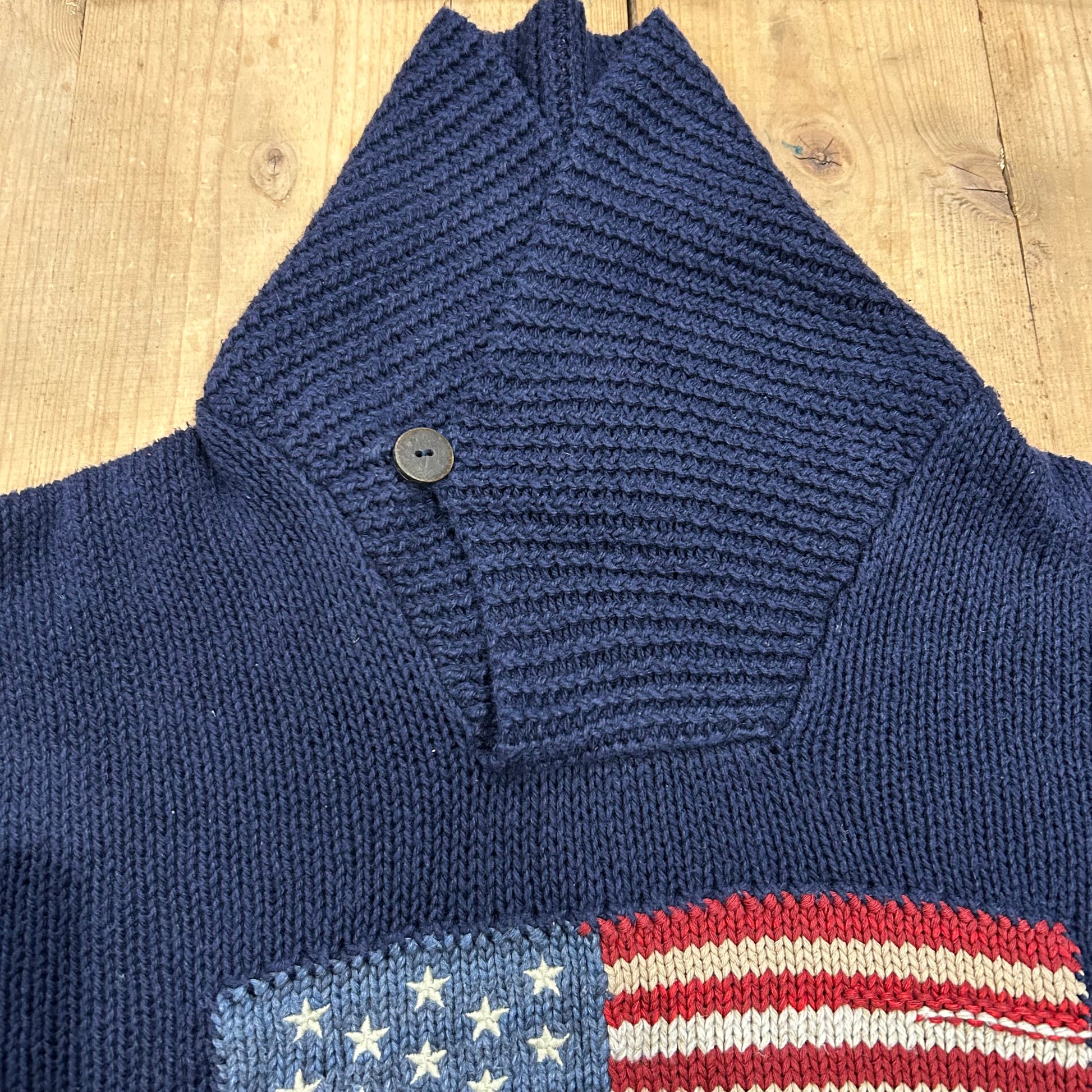 00's Polo Ralph Lauren ラルフローレン シルク混 星条旗ショール 00's Polo Ralph Lauren ラルフローレン シルク混 星条旗ショール