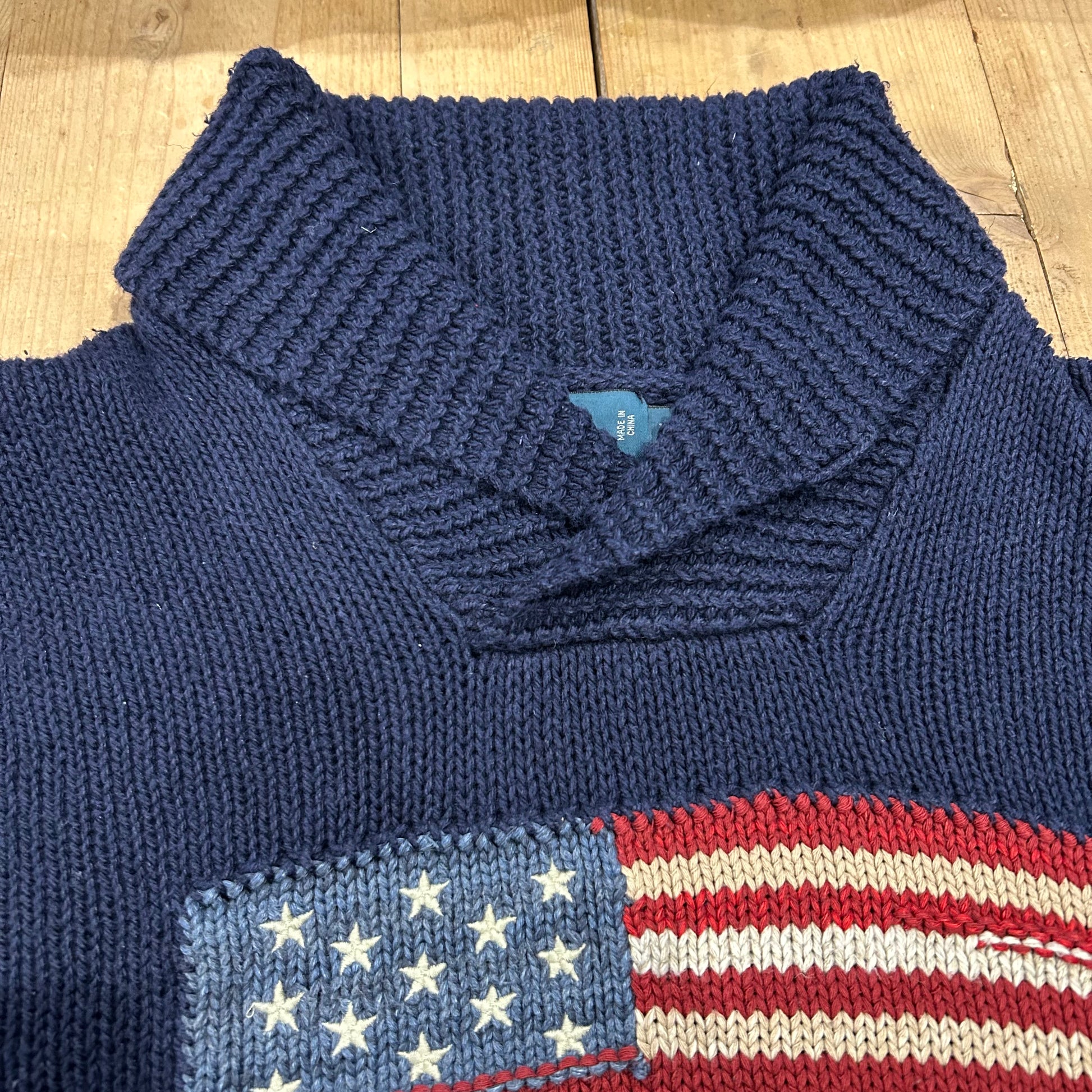 00's Polo Ralph Lauren ラルフローレン シルク混 星条旗ショール 00's Polo Ralph Lauren ラルフローレン シルク混 星条旗ショール