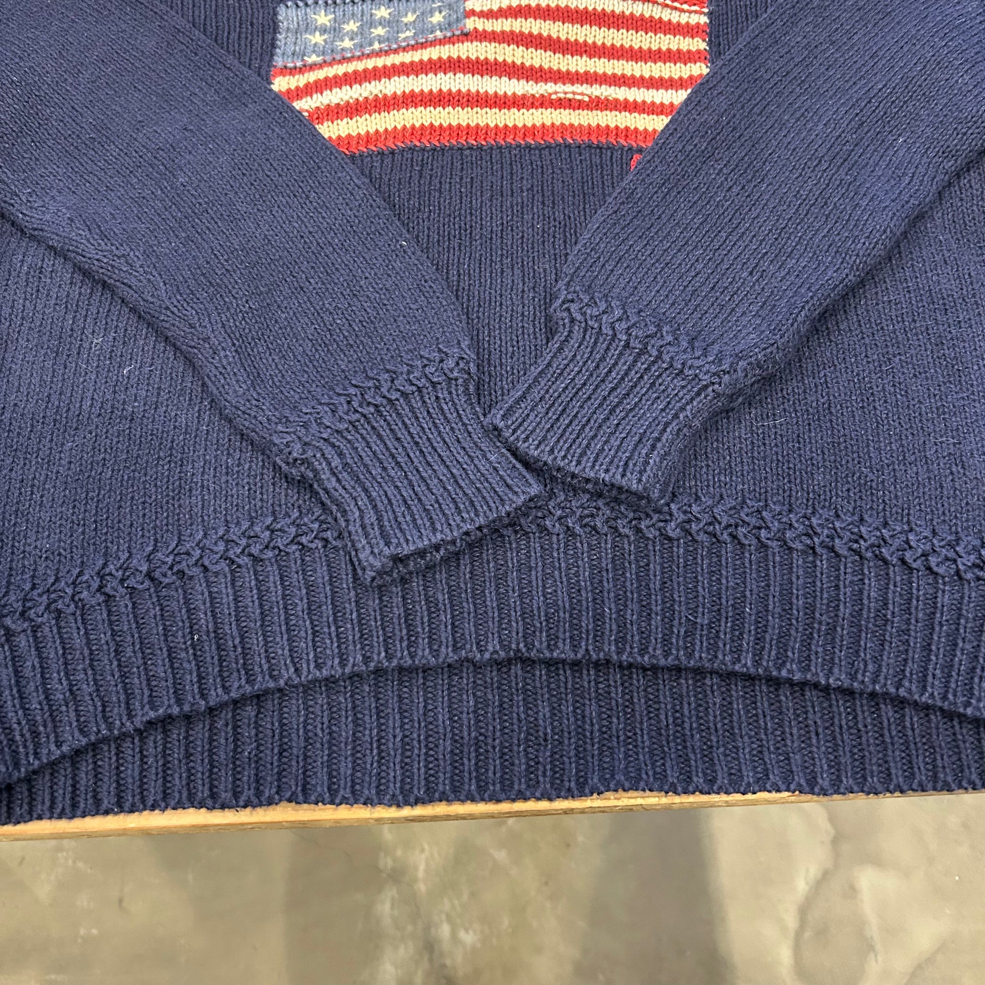00's Polo Ralph Lauren ラルフローレン シルク混 星条旗ショール 00's Polo Ralph Lauren ラルフローレン シルク混 星条旗ショール