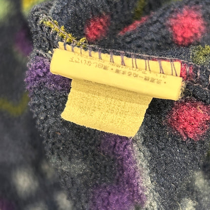 90's Patagonia パタゴニア スナップT タペストリー　総柄フリース インクブルー USA製(XL)/A0759F-SO