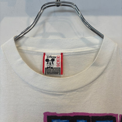 90's Disney Tigger "Wonderful Thing About Tiggers" キャラクターTシャツ 白 (S/M)/B3665T-SO