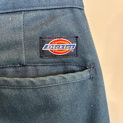 80~90's Dickies ディッキーズ 874 ワークパンツ USA製 ブルー系 (34×31)/A8630P-SO