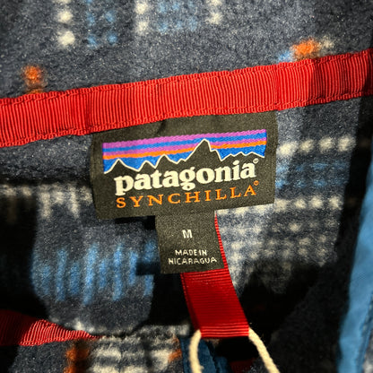 00's  Patagonia パタゴニア River Trive スナップT ライトウェイト フリース(M)/A8758F-SO