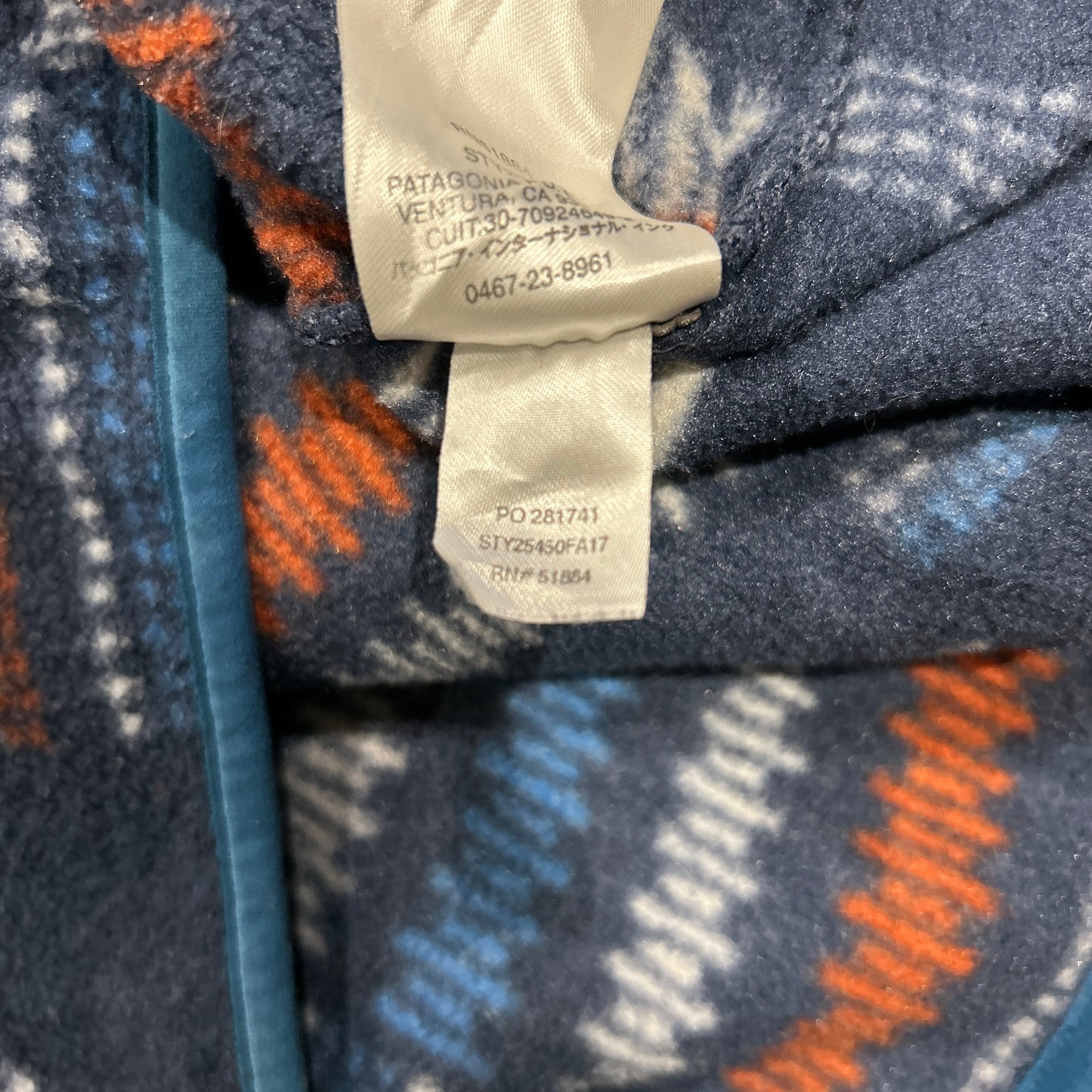 00's  Patagonia パタゴニア River Trive スナップT ライトウェイト フリース(M)/A8758F-SO