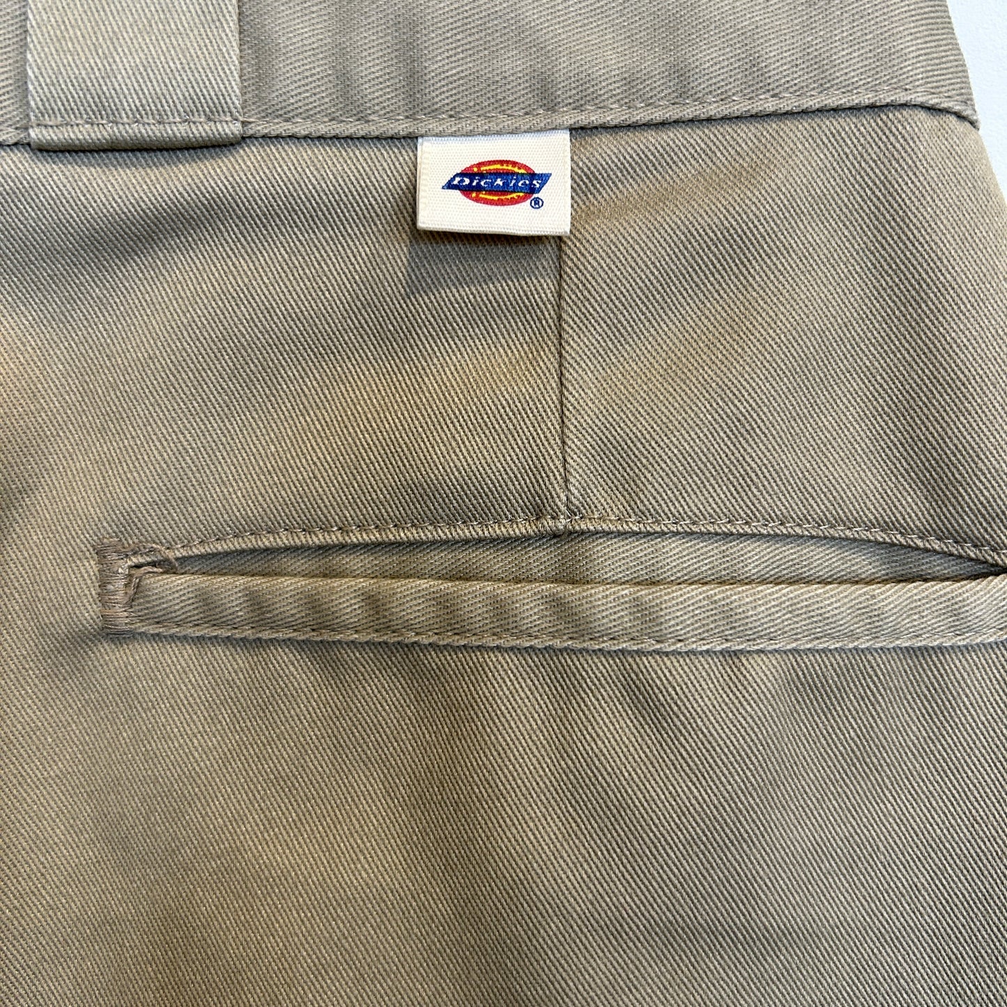80's Dickies ディッキーズ 874 チビタグ ワークパンツ USA製 ベージュ (36×32)/A8633P-SO