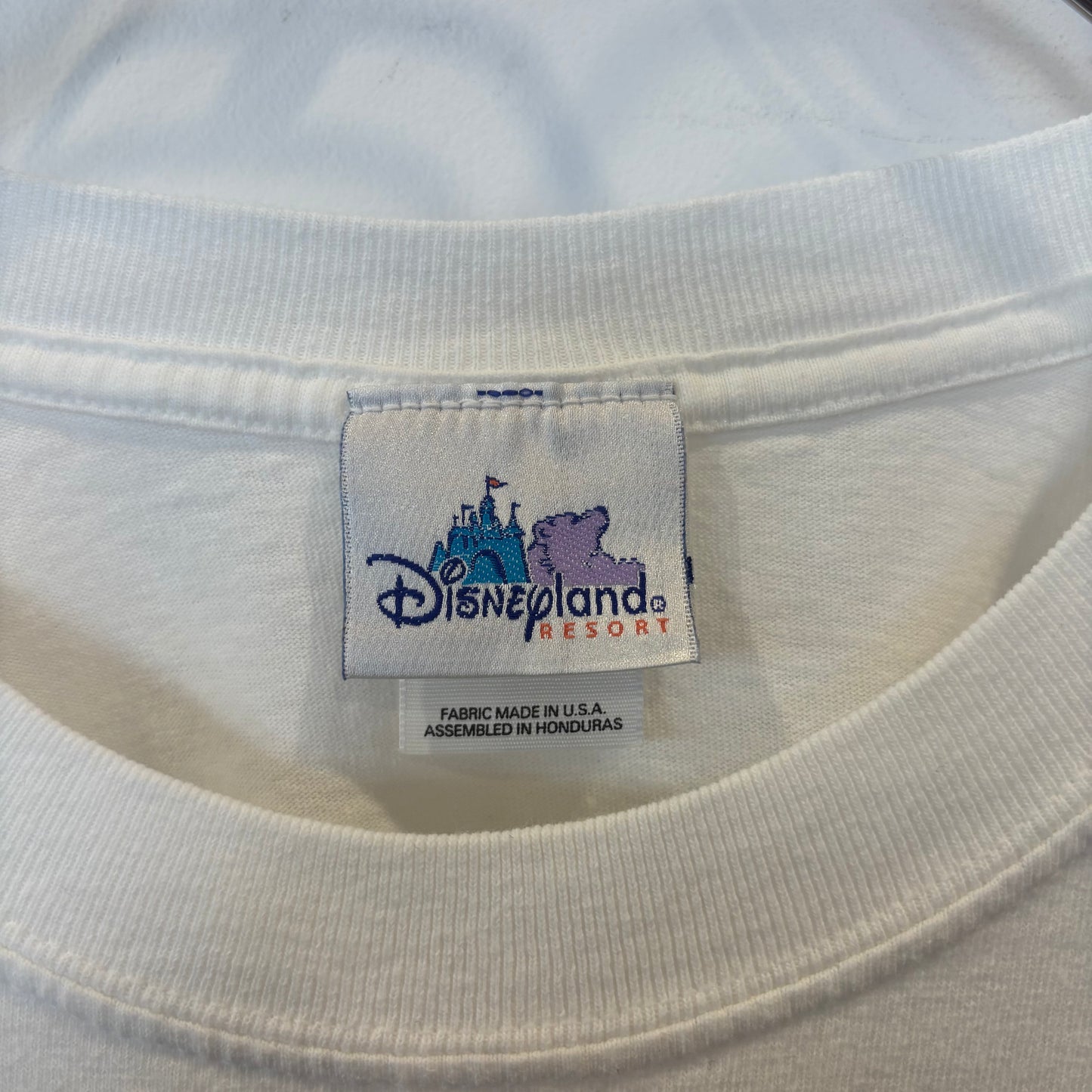 00's Disney DOPEY ドーピー 白雪姫 七人の小人 キャラクターTシャツ 白 (XXL)/A7585T-SO