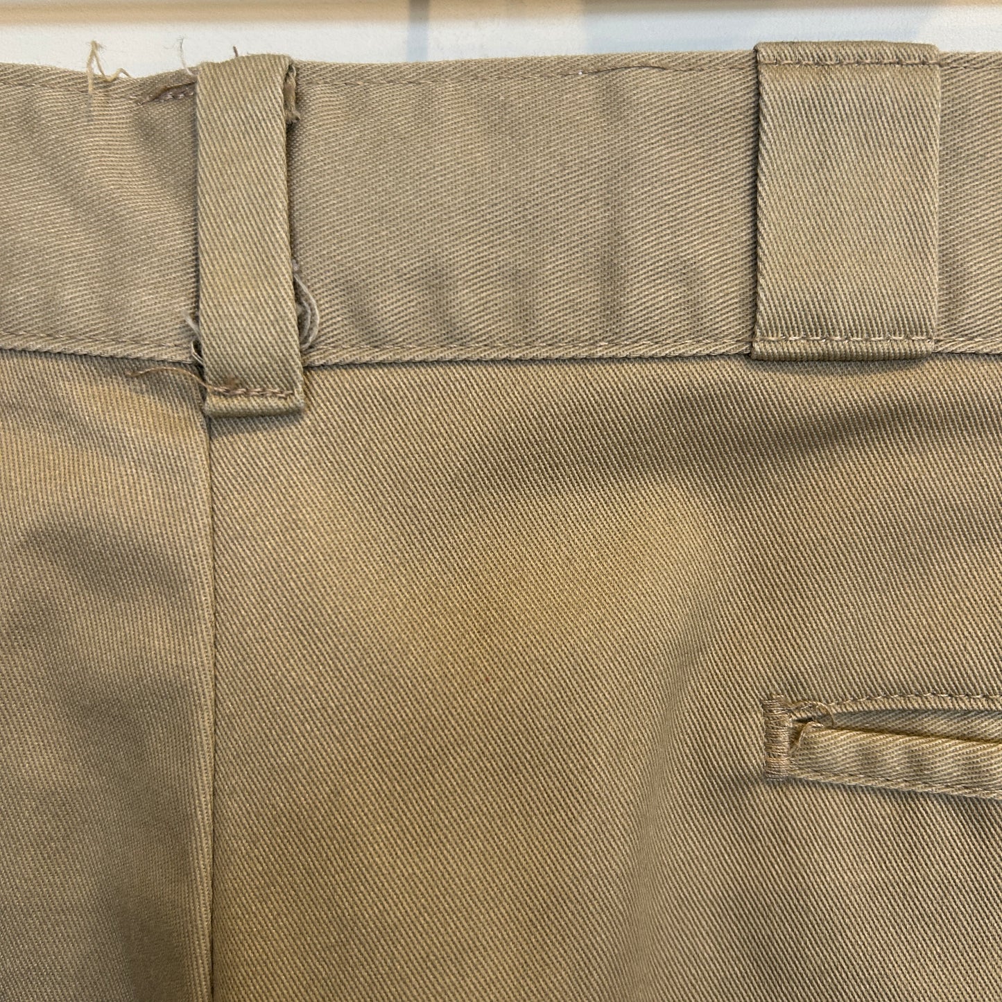 80's Dickies ディッキーズ 874 チビタグ ワークパンツ USA製 ベージュ (36×32)/A8633P-SO