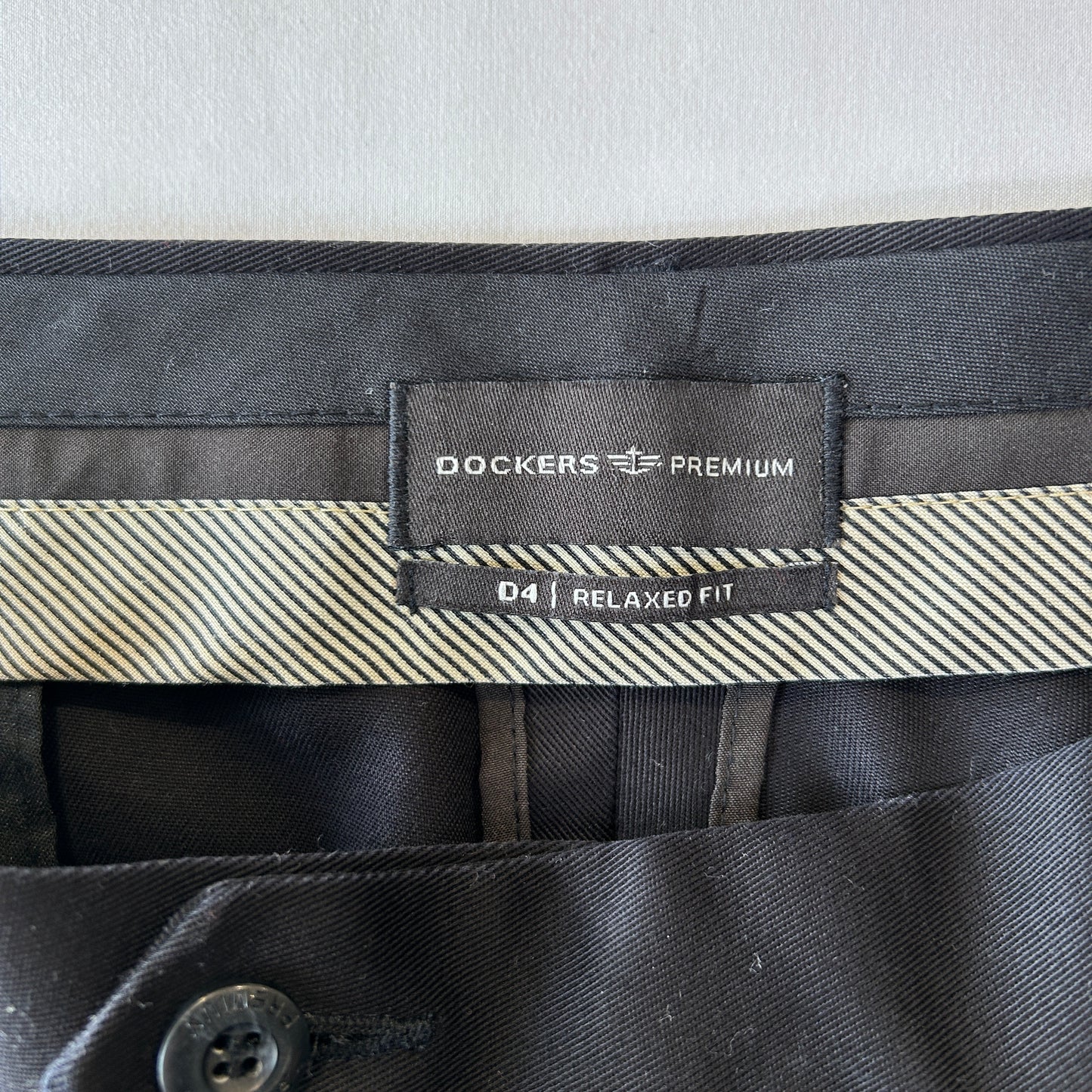 10's Dockers ドッカーズ D4 Relax Fit コットンチノパン ブラック リーバイス (38×30)/C1181P-SO