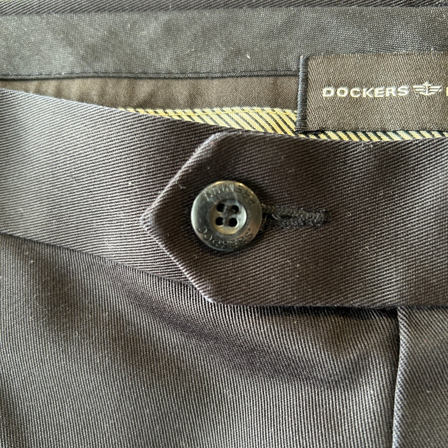 10's Dockers ドッカーズ D4 Relax Fit コットンチノパン ブラック リーバイス (38×30)/C1181P-SO