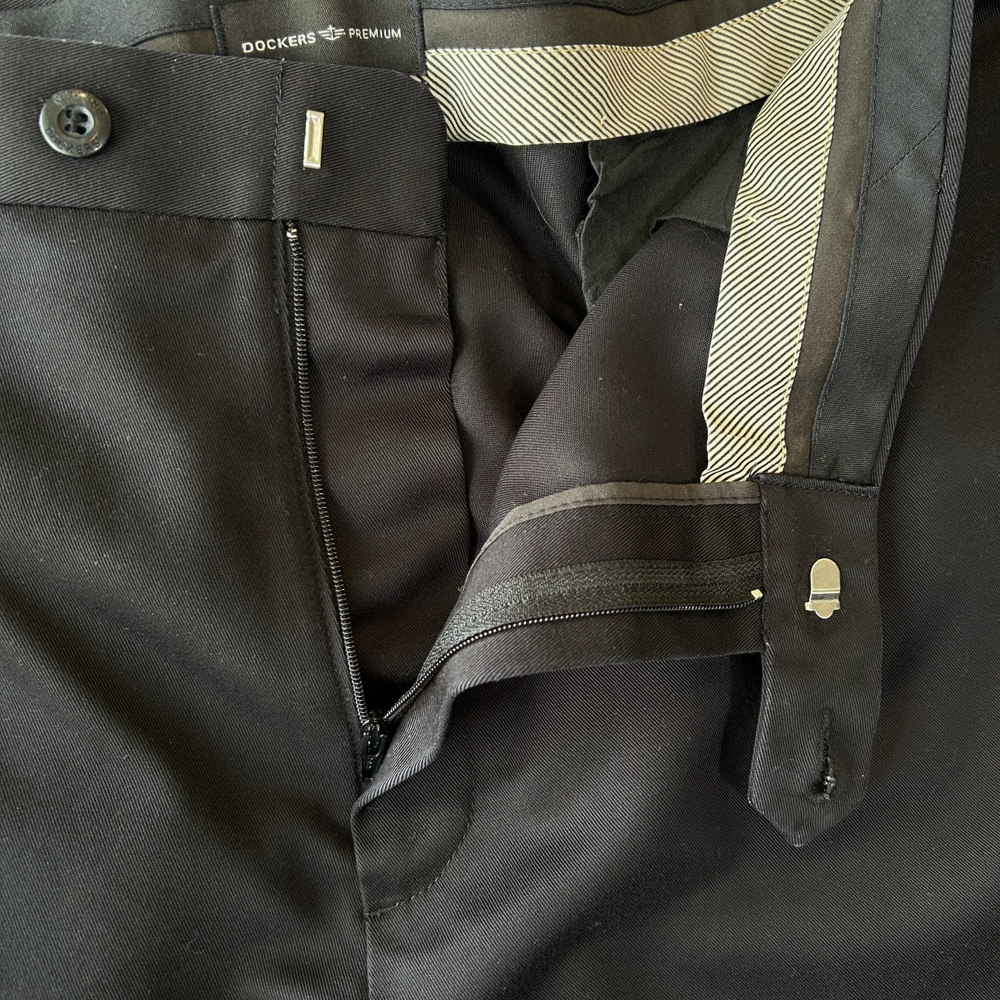 10's Dockers ドッカーズ D4 Relax Fit コットンチノパン ブラック リーバイス (38×30)/C1181P-SO