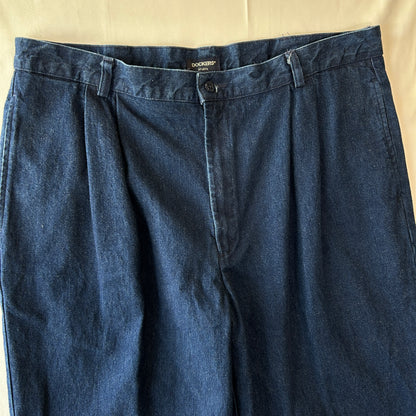 00's Dockers Khakis ドッカーズ ２タックデニムスラックス リーバイス (W40L32)/C1179P-SO
