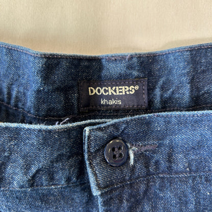 00's Dockers Khakis ドッカーズ ２タックデニムスラックス リーバイス (W40L32)/C1179P-SO