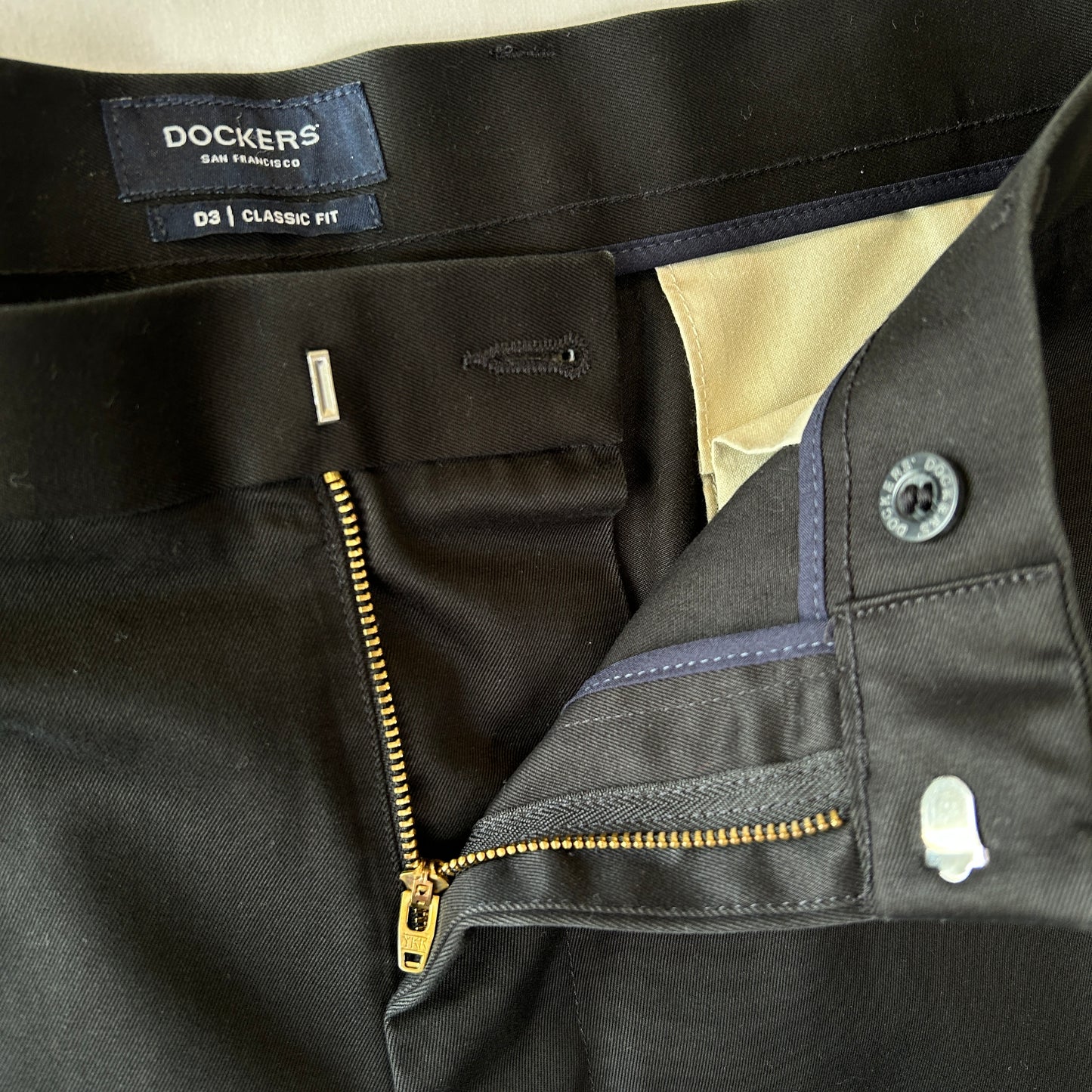 00's Dockers ドッカーズ D3 クラシックフィットチノパン ブラック (36×30)/C1180P-SO