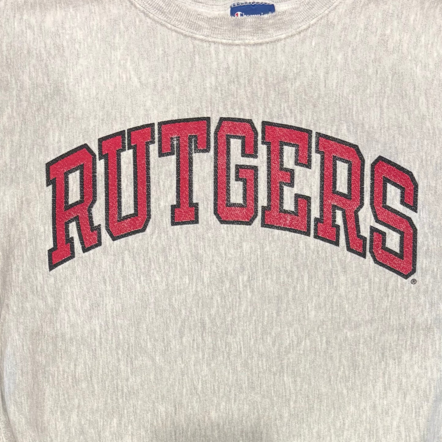 00's  Campion  REVERSE WEAVE リバースウィーブ RUTGERS グレー L /A8921S-SO