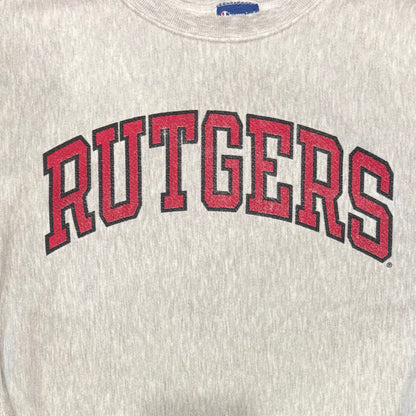 00's  Campion  REVERSE WEAVE リバースウィーブ RUTGERS グレー L /A8921S-SO