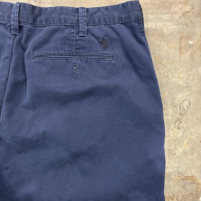 00's Polo by Ralph Lauren コットンチノ ショートパンツ ネイビー (34)/B3669P-SO