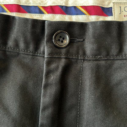 00's J.CREW Essential Chino コットンチノパン ブラック(W38)/C1177P-SO