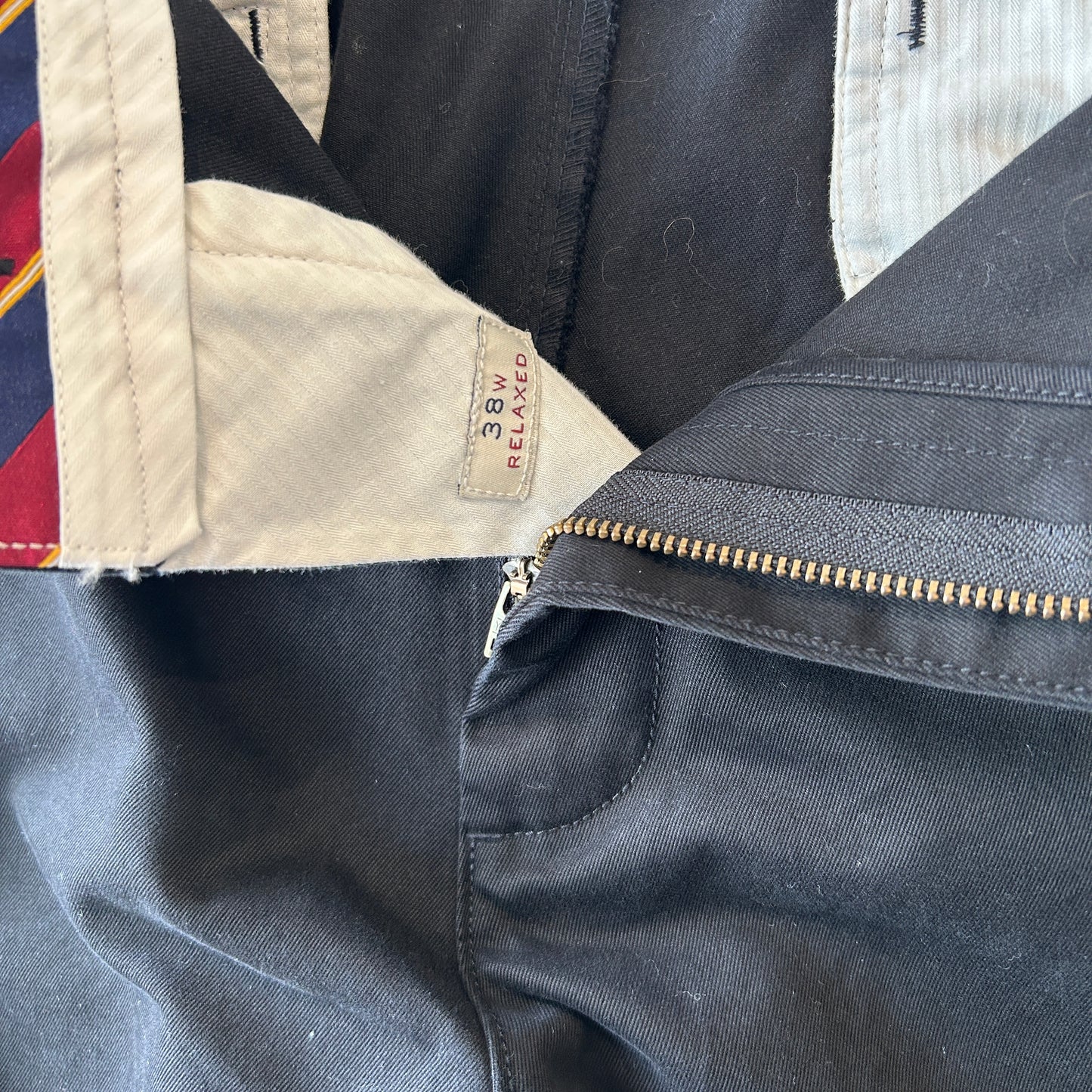 00's J.CREW Essential Chino コットンチノパン ブラック(W38)/C1177P-SO