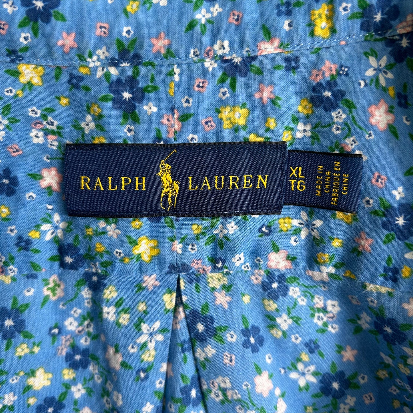 00's Ralph Lauren 花柄シャツ (XL)/A4605SH-SO