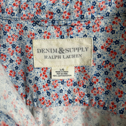 00's denim & supply Ralph Lauren 花柄シャツ(L)/A4607SH-SO