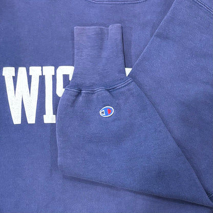 90's  Campion  REVERSE WEAVE リバースウィーブ WISCONSIN 青紫 L /A8544S-SO