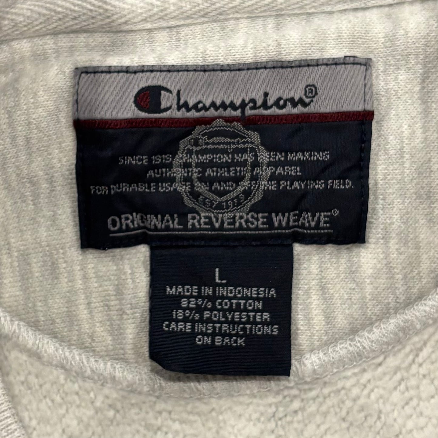 00's  Campion  REVERSE WEAVE リバースウィーブ YALE グレー L /A7644S-SO