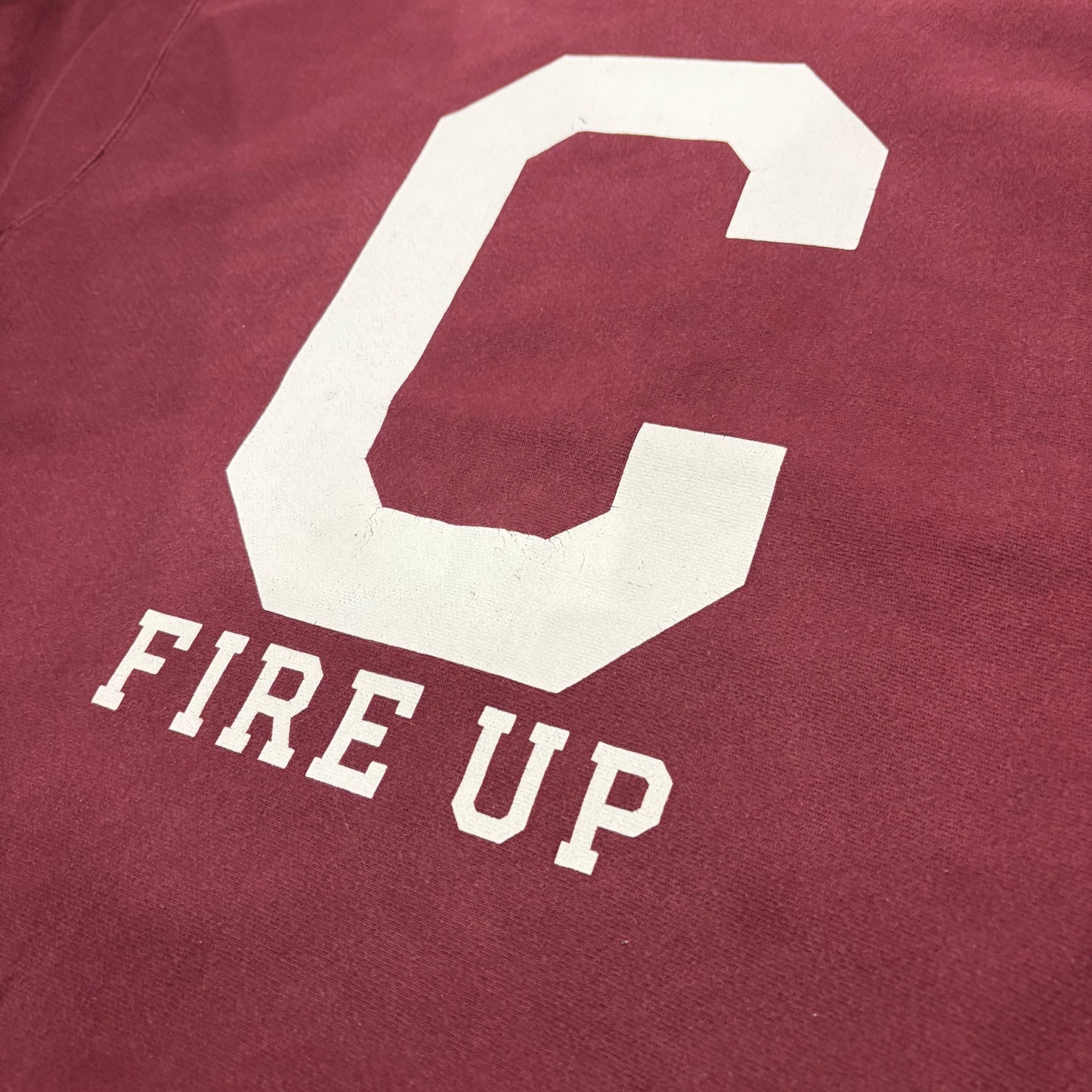 00's  Campion  PREMIUM REVERSE WEAVE リバースウィーブ C FIRE UP ワインレッド L /A5413S-SO