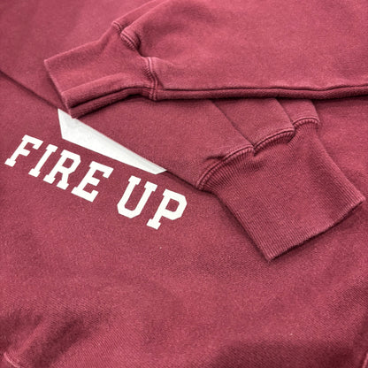 00's  Campion  PREMIUM REVERSE WEAVE リバースウィーブ C FIRE UP ワインレッド L /A5413S-SO