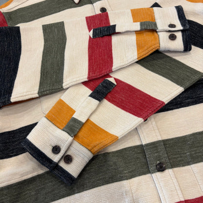 00's Pendleton ペンドルトン ブランケット オーバーシャツ ストライプ ボーダー (M) /A9769SH-SO