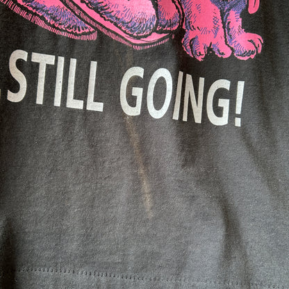 90's Energizer "Energizer Bunny" エナジャイザー・バニー 企業Tシャツ 乾電池 ライト 黒(L)/C1083T-SO