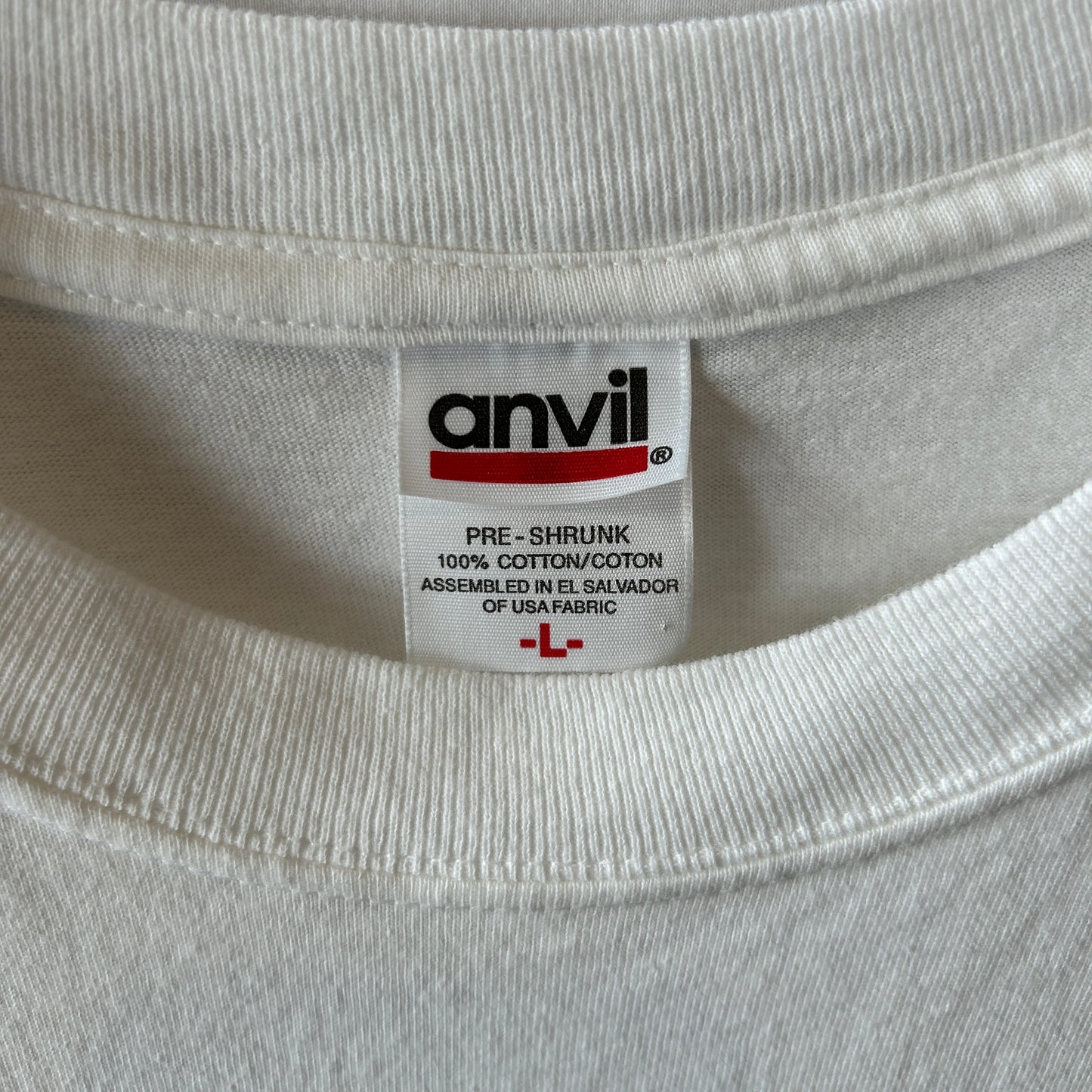 90's Wild Cotton てんとう虫 Tシャツ ルーレイ洞窟スーベニアTシャツ 白 anvil(L)/C1185T-SO