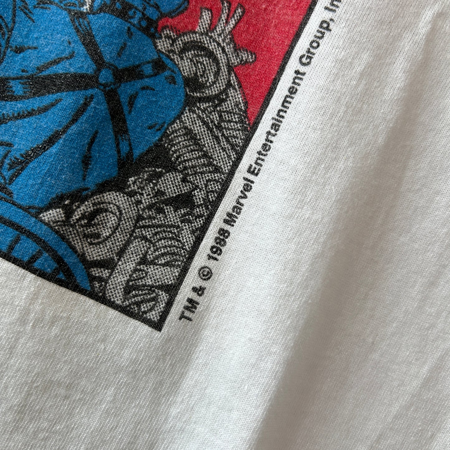 80's MARVEL COMICS マーベル  X-MEN アメコミTシャツ 白(M)/C1184T-SO