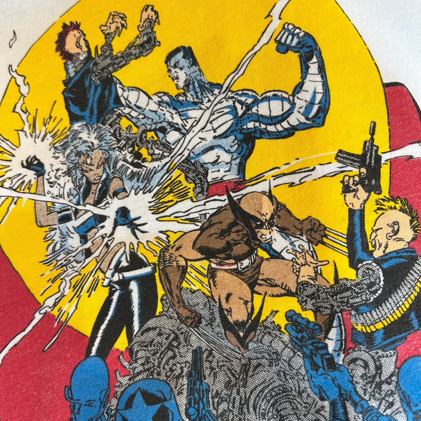 80's MARVEL COMICS マーベル  X-MEN アメコミTシャツ 白(M)/C1184T-SO
