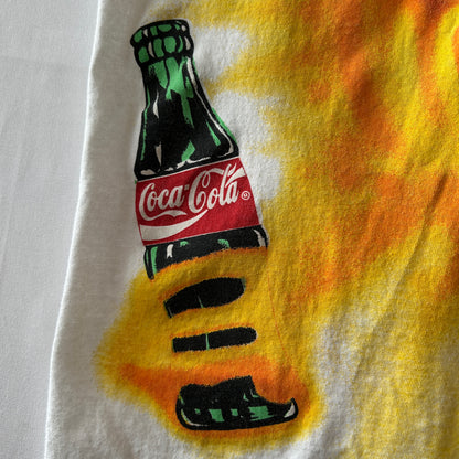 90's Coca-Cola コカ・コーラ 月と太陽 アドバタイジングTシャツ 白 TULTEX(L)/C1183T-SO