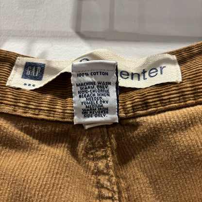 90-00's GAP コーデュロイ carpenter カーペンターパンツ ブラウン (32×32)/B4161P-SO