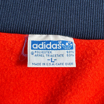 70's adidasトラックジャケット 赤 (L)/A4247J-SO